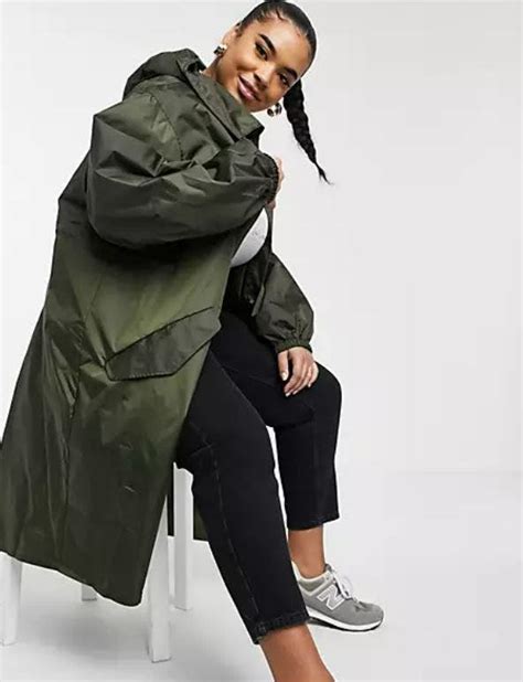 oversized rain coat womens|fashion oversized women coats.